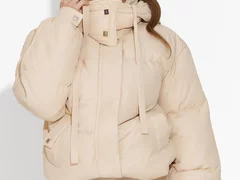 Geaca dama casual bej Luceta Bogas